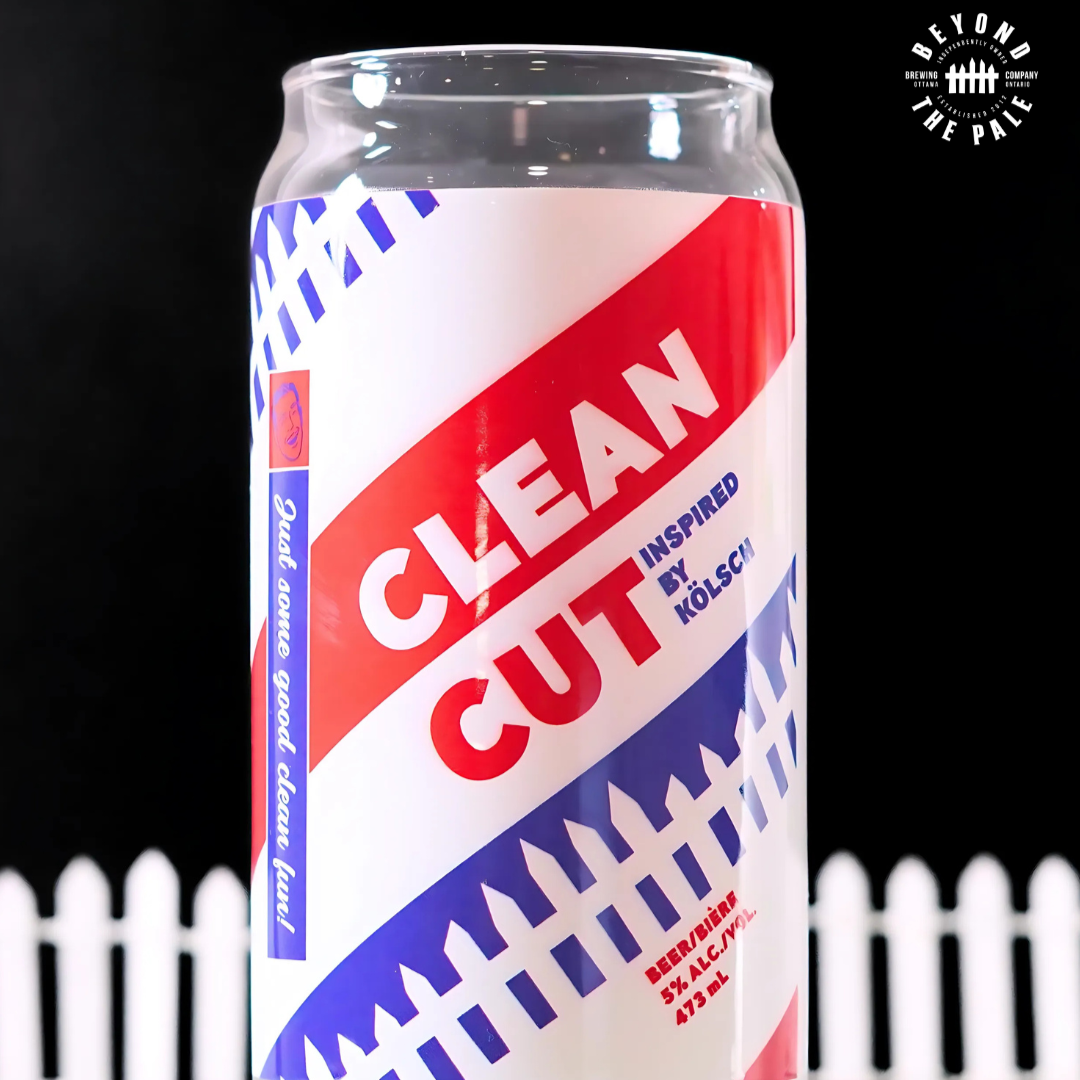 20oz Beer Label Glasses