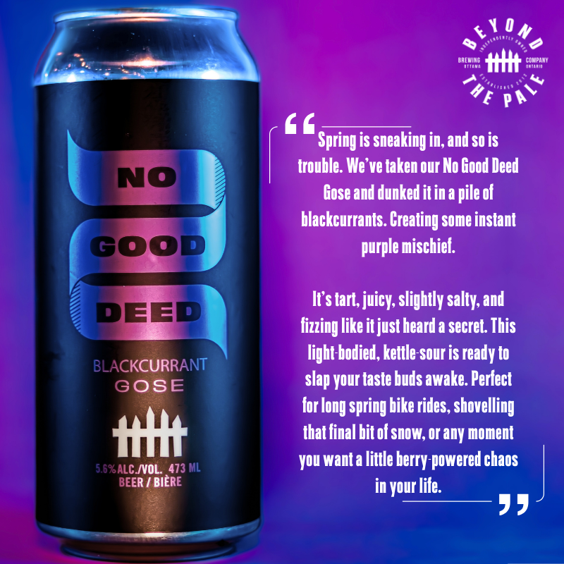 Beyond the Pale - No Good Deed - Black Currant