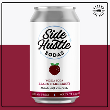 Load image into Gallery viewer, Side Hustle Soda - Black Raspberry Vodka Soda
