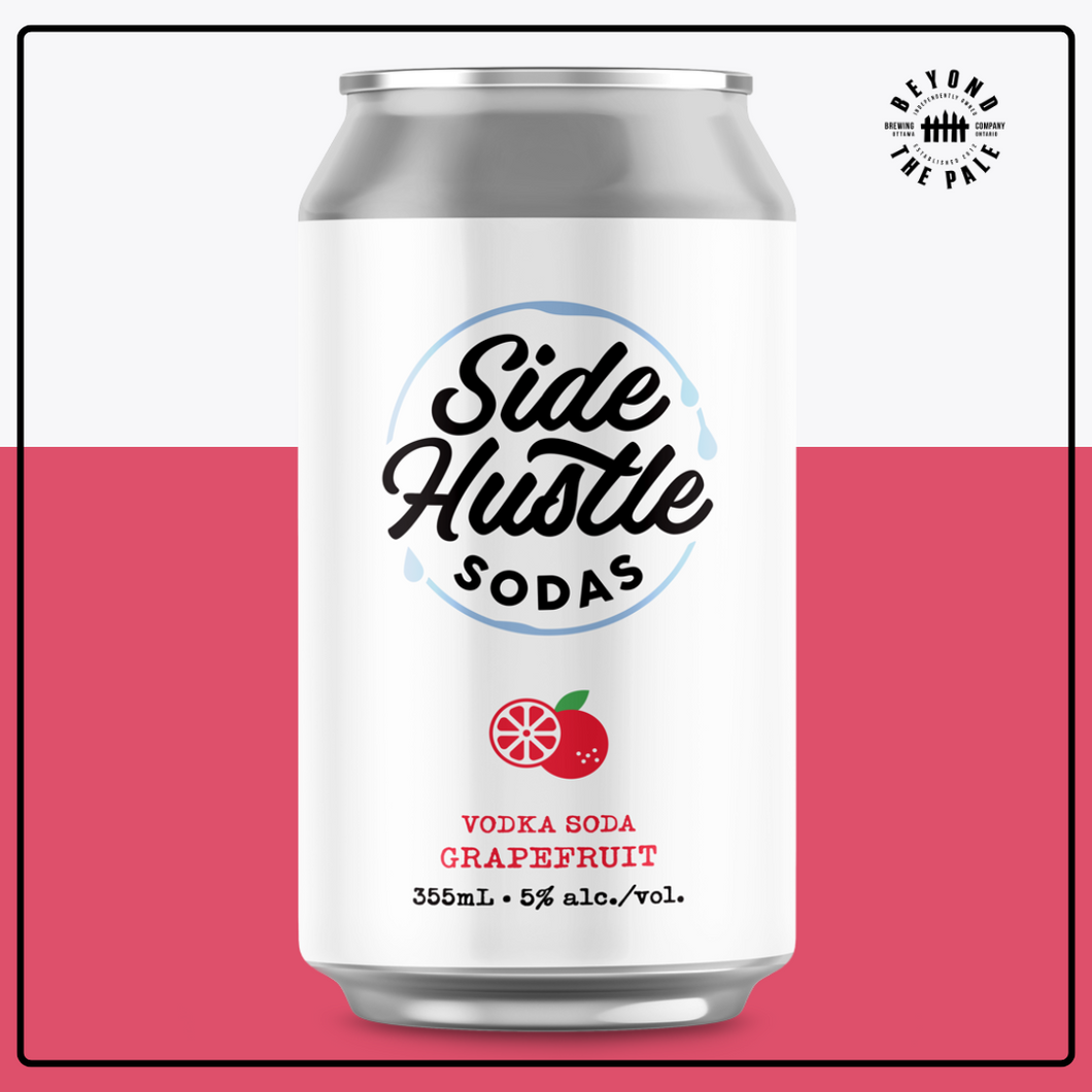 Side Hustle Soda - Grapefruit Vodka Soda