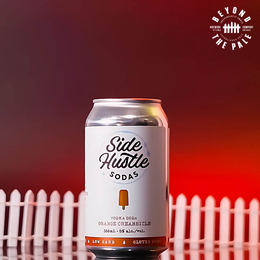 Side Hustle Soda - Orange Creamsicle Vodka Soda