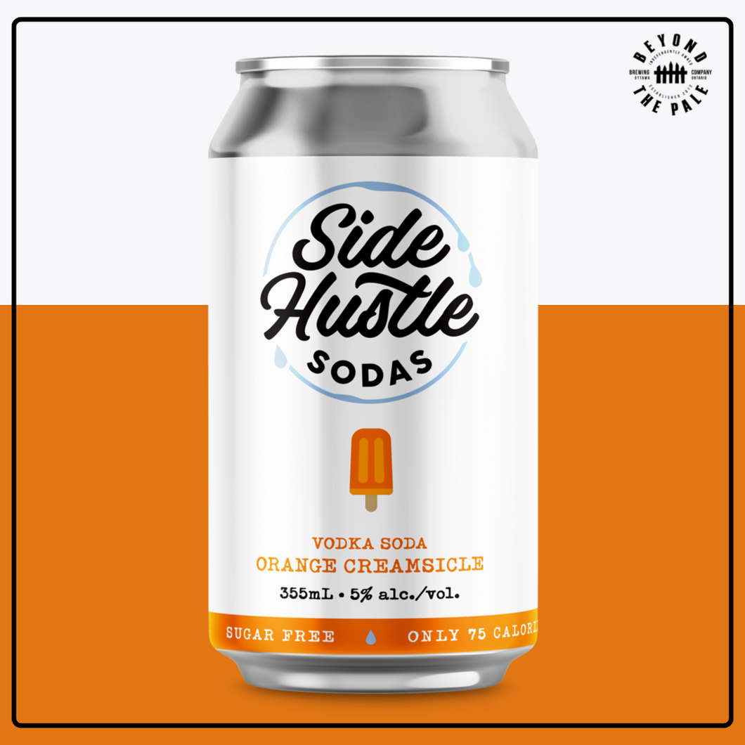 Side Hustle Soda - Orange Creamsicle Vodka Soda